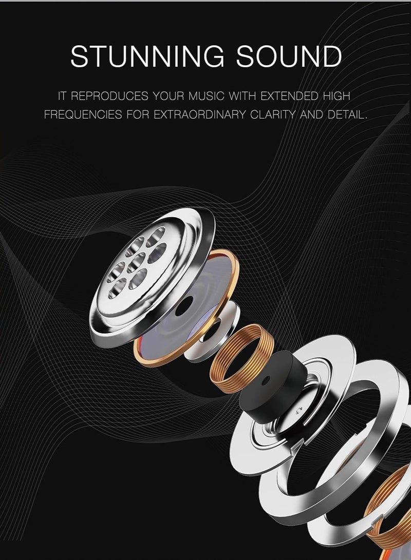 MOXOM MX-EP48 GM Over-ear wired RGB Gaming 3D Surround Headset Microphone Interactive Light - Black - Image 5