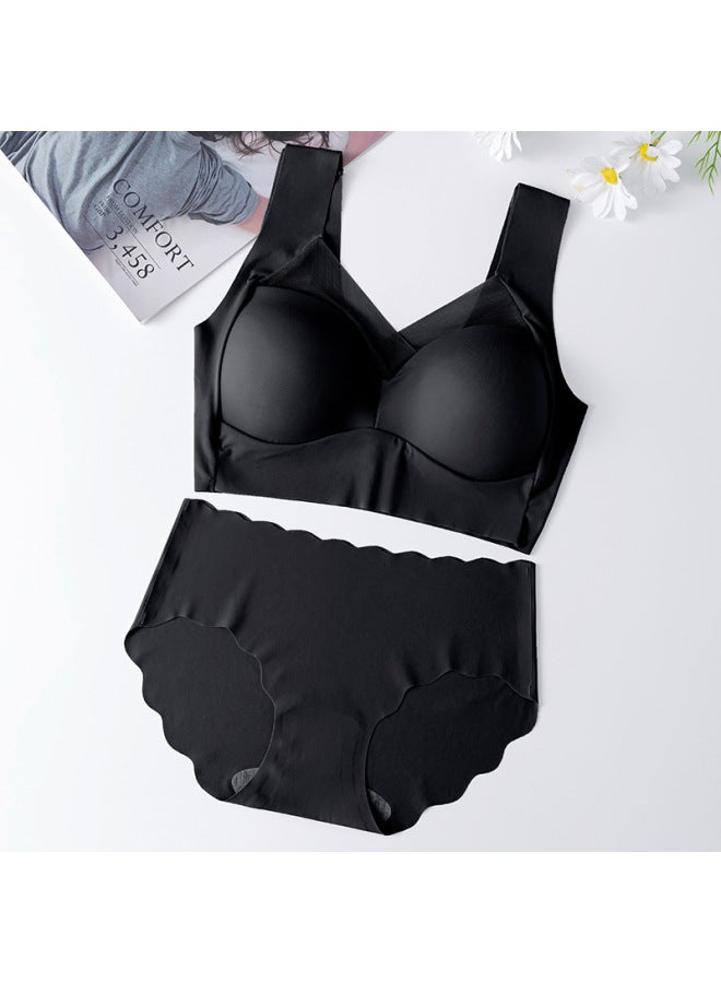Sand One-piece Fixed Latex Cup Seamless Ice Silk Thin Beauty Back Wrapped Chest Without Steel Ring Sports Tube Top Underwear