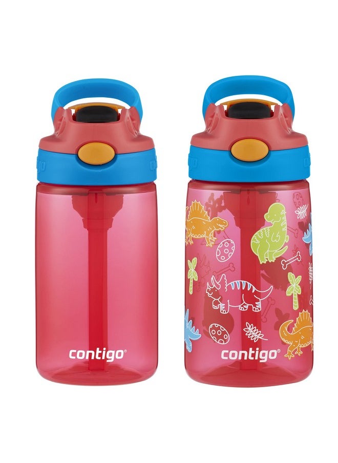 Contigo 14oz Kids Cleanable Water Bottle with Silicone Straw and Spill-Proof Lid, 2-Pack in Watermelon & Dinos, Dishwasher-Safe - pzsku/ZE6B52F1FD6716A819C75Z/45/_/1736571407/f2e9b6f5-4243-4261-a031-f2d244c092a1