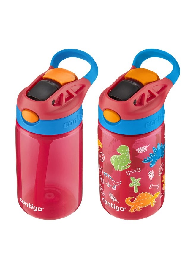 Contigo 14oz Kids Cleanable Water Bottle with Silicone Straw and Spill-Proof Lid, 2-Pack in Watermelon & Dinos, Dishwasher-Safe - pzsku/ZE6B52F1FD6716A819C75Z/45/_/1736571410/57623dd9-567f-4a8d-980f-55011c07925b