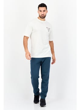 Reebok Men Sportswear Fit Short Sleeve Outdoor T-Shirt, White  - Image 3