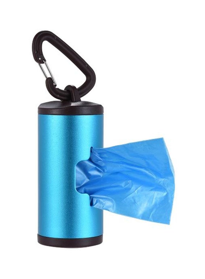 NIBEMINENT 15-Piece Waste Bag With Holder Set Blue/Black - Image 1