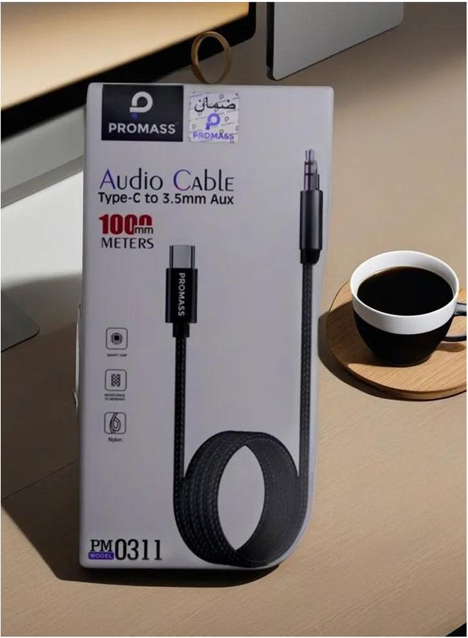 PROMASS Type-C to 3.5mm Audio Cable Connect and Enjoy Superior Sound Quality