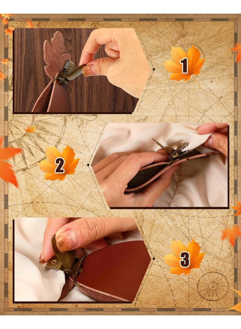 6 Pcs Renaissance Belt Medieval Viking Belt Potion Bottles Leather Belt Pouch Skirt Hikes - Image 3