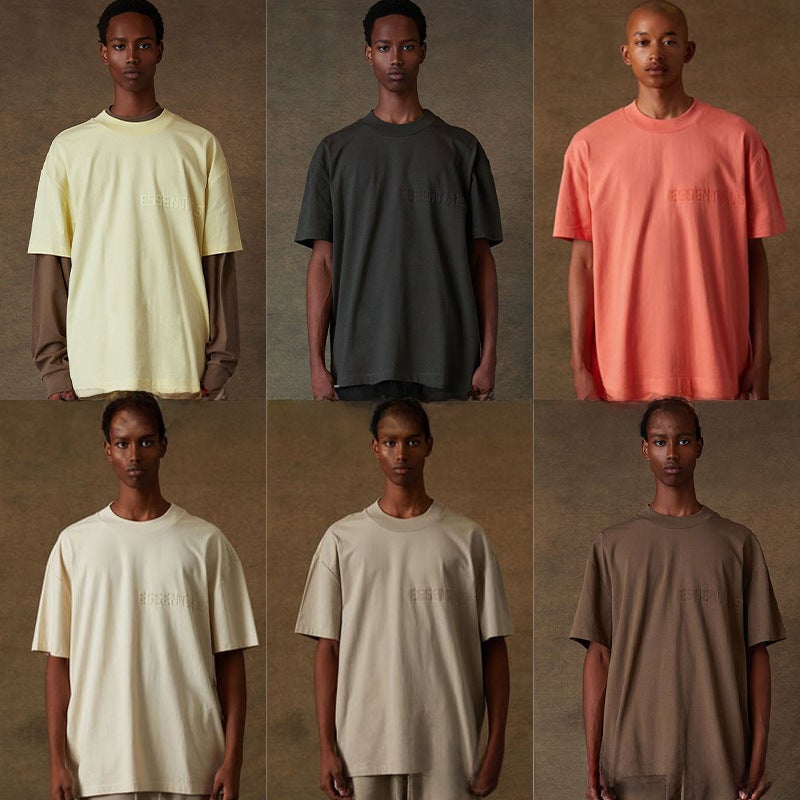 2022FW Short Sleeve T-shirt Velour Print FOG Essentials Eggshell EggShell - Image 5
