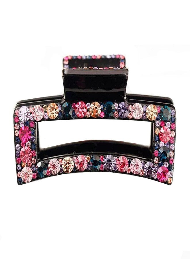 Sinide Rhinestone Crystal Hair Clips, 2 Pack Exquisite Hair Claw Clips Nonslip Hair Claws for Thick Long Hair, Fashion Hair Clamp Accessories for Women Ladies Strong Hold Hair Barrette for Hair Styling - Image 3