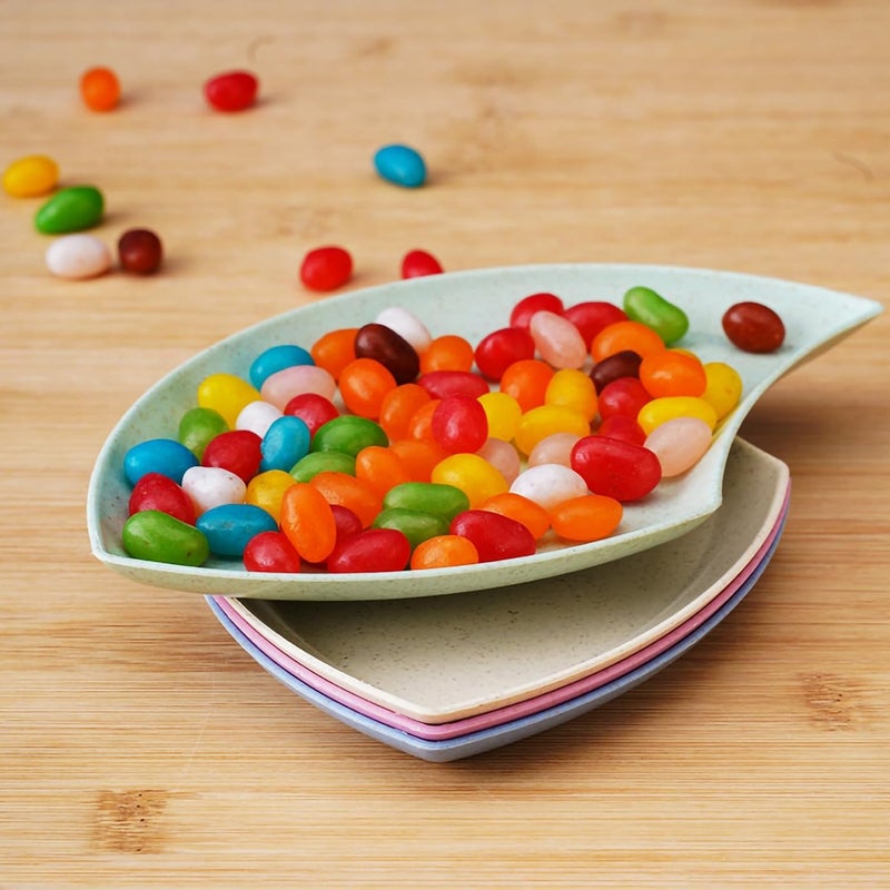 Amillee Wheat Straw Multi-Use Sauce Plates Stylish Small Serving Dishes for Family, BPA Free and Healthy for Kitchen Ideal for Camping, Picnic, Adult Snack Eating Plates (Pack of 12, Green) - Image 4