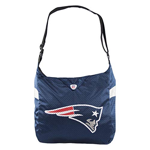 Littlearth NFL New England Patriots Jersey Tote, Team Color, 15" x 4" X 14" - Image 1