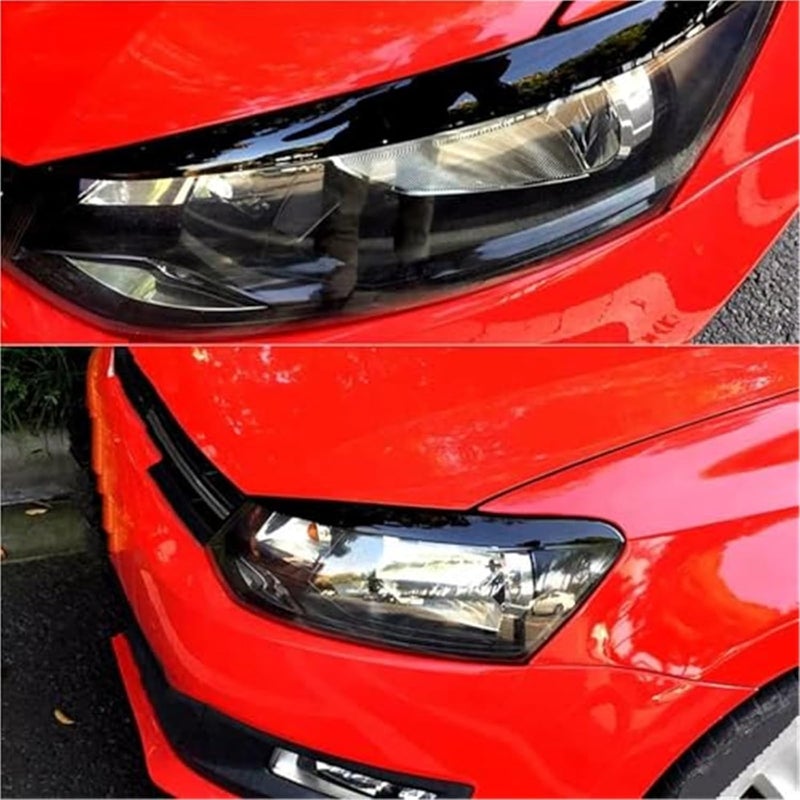 DEMULAX Headlight Eyebrow Trim for VW Polo MK5 - Image 4