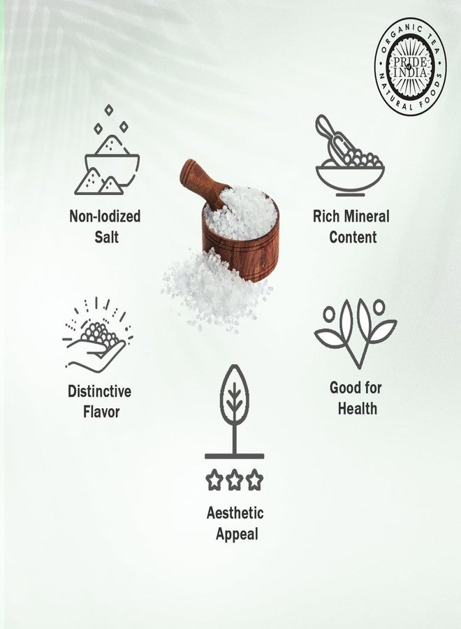 Pride of India- Himalayan White Salt Coarse Grind 2.2 lbs (997.90 gm)- Rarest & Enriched W/84+ Natural Minerals- Low Sodium- Mineral Rich Nutrition and Enhanced Taste- Healthier Table Salt Substitute - Image 4