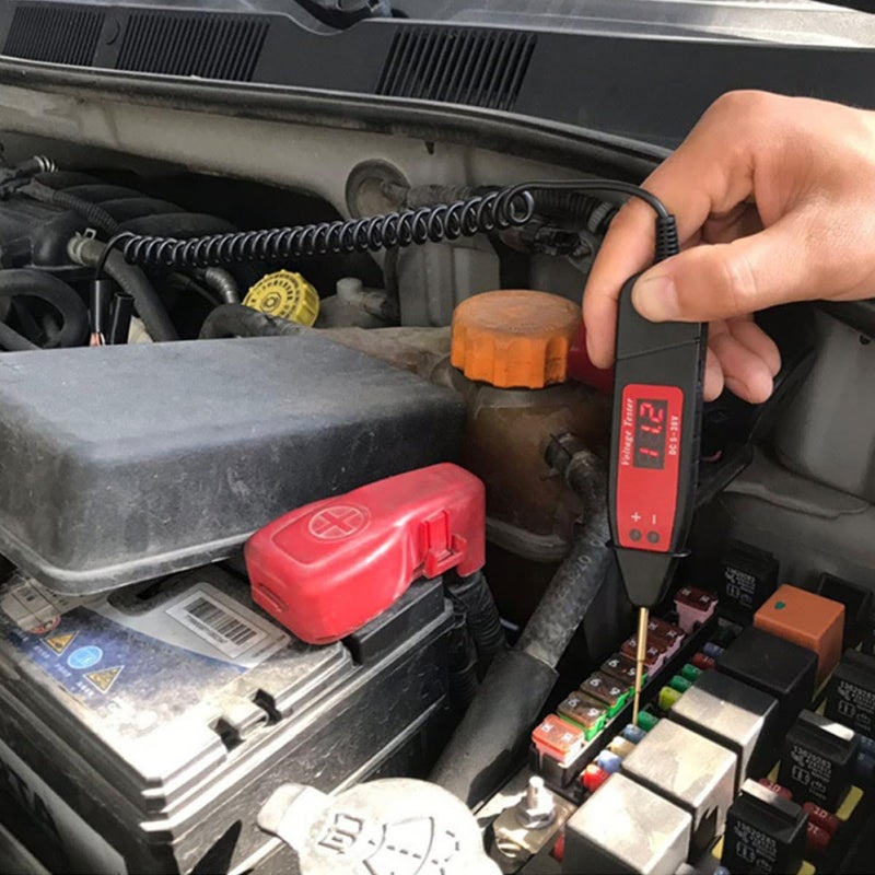 Digital Circuit Tester LCD Voltage Probe Auto Electric Car Diagnostic Continuity Test Tool - Image 4
