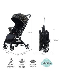 Ultra Lightweight Compact Folding Travel Cabin Stroller For Baby With Bottle Holder And Extra Mattress - pzsku/ZE6B5FE5CEDFE5376C1D8Z/45/_/1719465738/a3dbb064-f170-4938-951e-f0589395875b