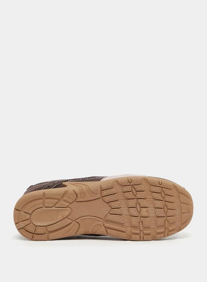 Styli Panelled Tritone Lace-Up Sneakers