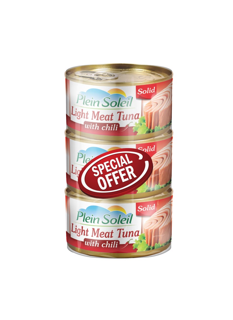 Plein Soleil Canned Light Meat Tuna In Chili Oil - Image 1