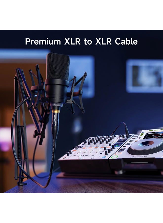 Cable Matters Microphone Cable- Pack of 2,3ft (Mic Cable/XLR to XLR Cable) - Image 2