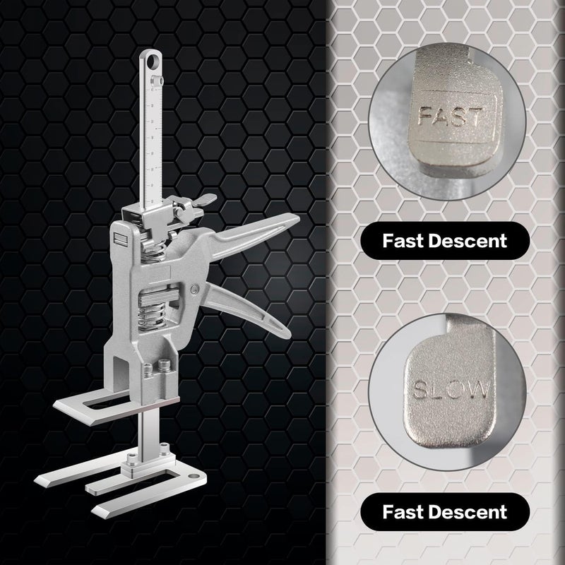 MEETOZ Labor Saving Arm Tool Jack 2 Pack, Multi-Function Height Adjustment Lifting Device That Can Support Slow & Speed Down,Suitable for Installing Cabinets,Flooring & Windows,Load 880LBS - Image 5