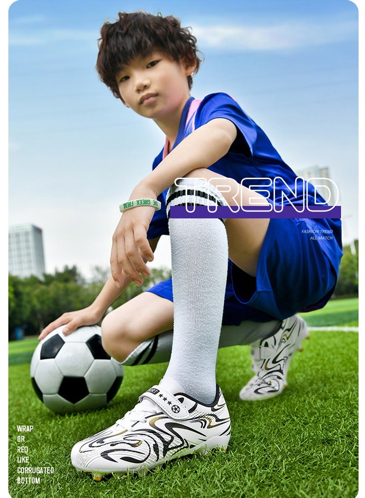 SKT Shiketro Men's soccer cleats for outdoor indoor professional youth boys soccer cleats unisex soccer cleats. - Image 4