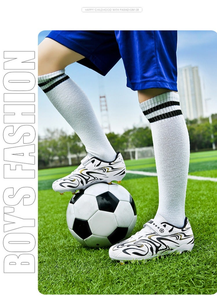 SKT Shiketro Men's soccer cleats for outdoor indoor professional youth boys soccer cleats unisex soccer cleats. - Image 5
