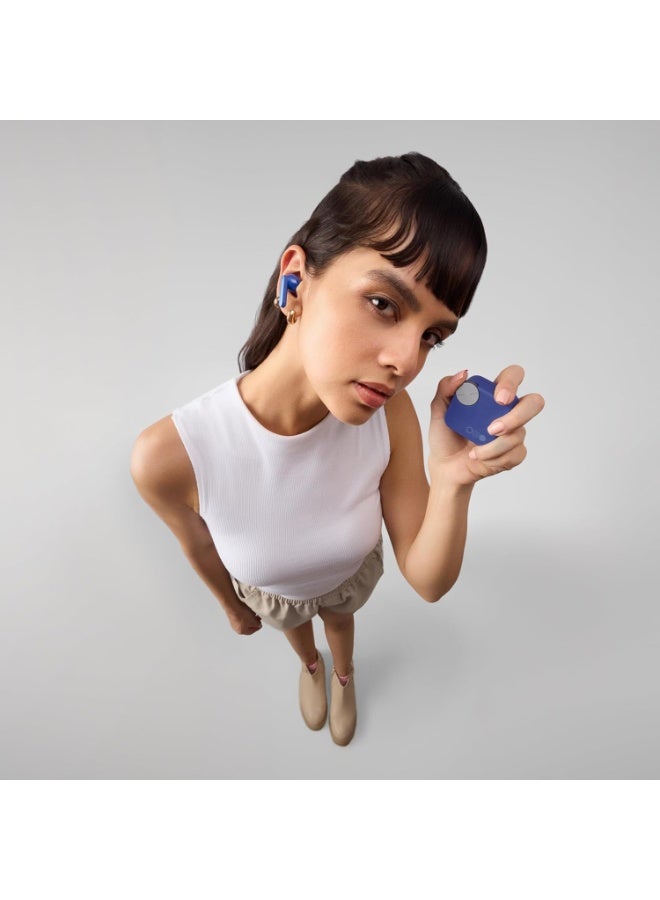 CMF by Nothing Buds Pro 2 Bluetooth Earbuds, ChatGPT Integrated, TWS with Clear Voice Technology 2.0, 50 dB Smart ANC, Up to 11 hrs Battery, Spatial Audio Effect, IP55, Blue, Middle East Version - Image 3