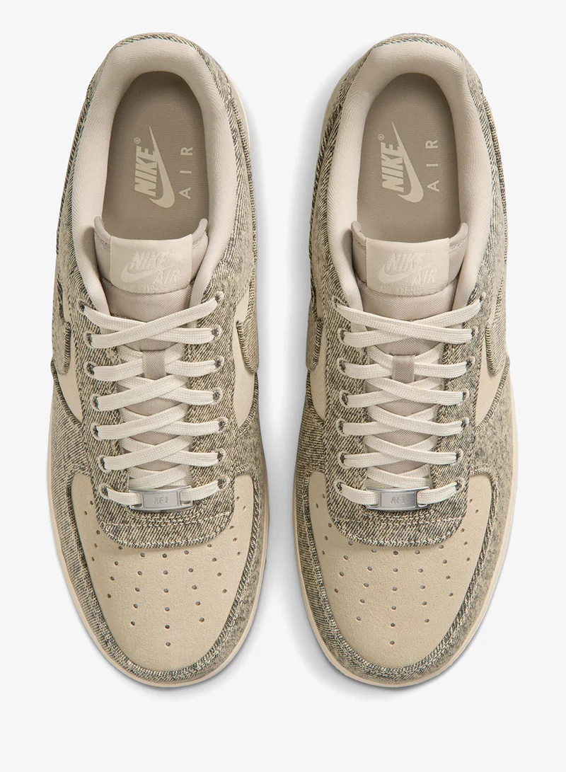 Nike DESERT KHAKI/DESERT KHAKI-LT KHAKI-MTLC SILVER Air Force 1 '07 Low Lv8 Denim for Men | Best Price UAE