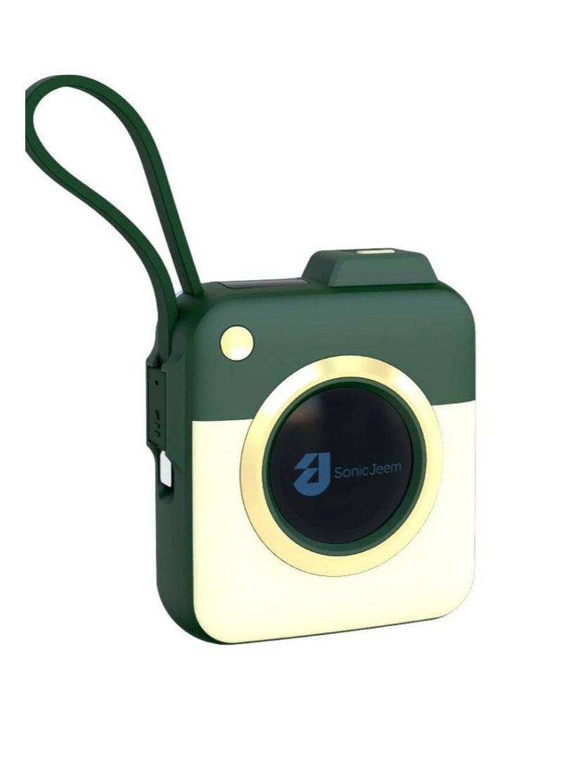 Sonic Jeem SJ503A Half Moon 10000mAh Mini Power Bank – Super Mini, Fast Charging, Flight Friendly - Image 1