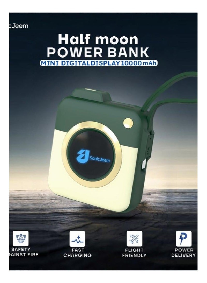 Sonic Jeem SJ503A Half Moon 10000mAh Mini Power Bank – Super Mini, Fast Charging, Flight Friendly - Image 4
