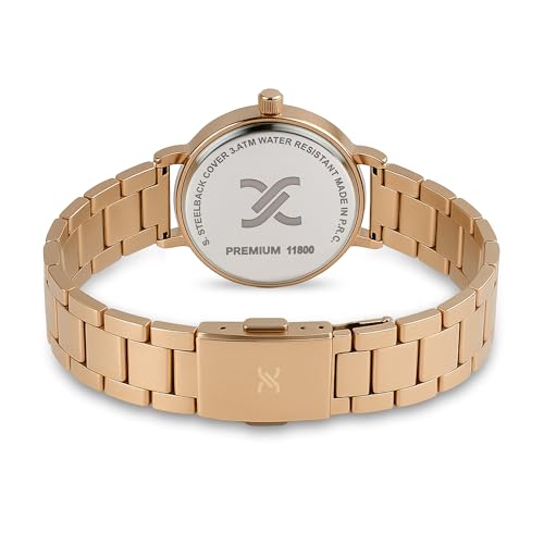 Daniel Klein Analog Glitter Rose Gold Round Dial Water-Resistant Wrist Watch for Women Girls, Ladies - DK11800-4 - Image 4