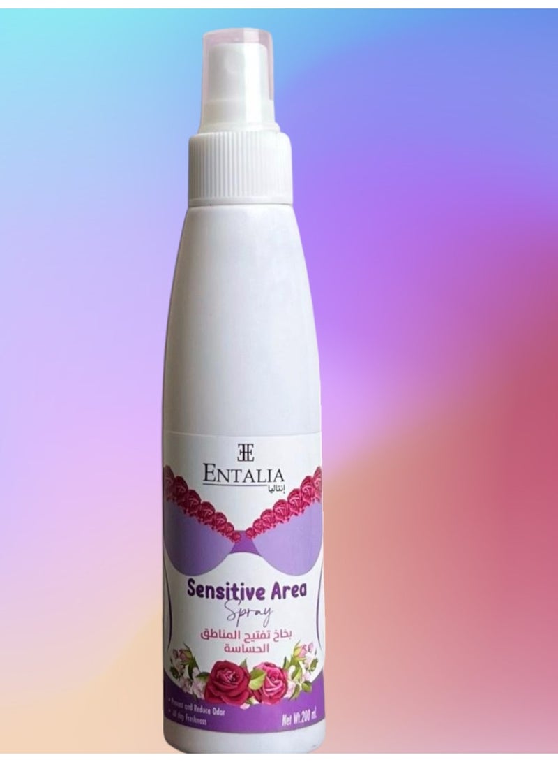 إنتاليا بخاخ نسائي لتلطيف المناطق الحساسة بخلاصة الورد لتنعيم وتلطيف البشرة ويعطي لمسة حريرية 200 مل - Image 1