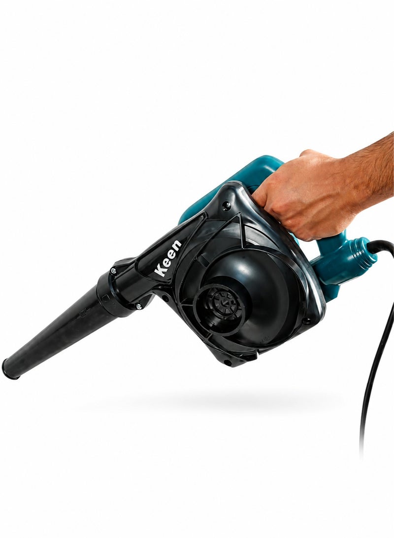 Keen OS-603 750W Electric Air Blower with Dust Blowing Nozzle, Portable High Power Air Blower for Home, Office, Workshop, Computer, Car Interior, Garage, Garden Cleaning, Dust Removal, Lightweight Handheld Cleaning Tool - Image 1