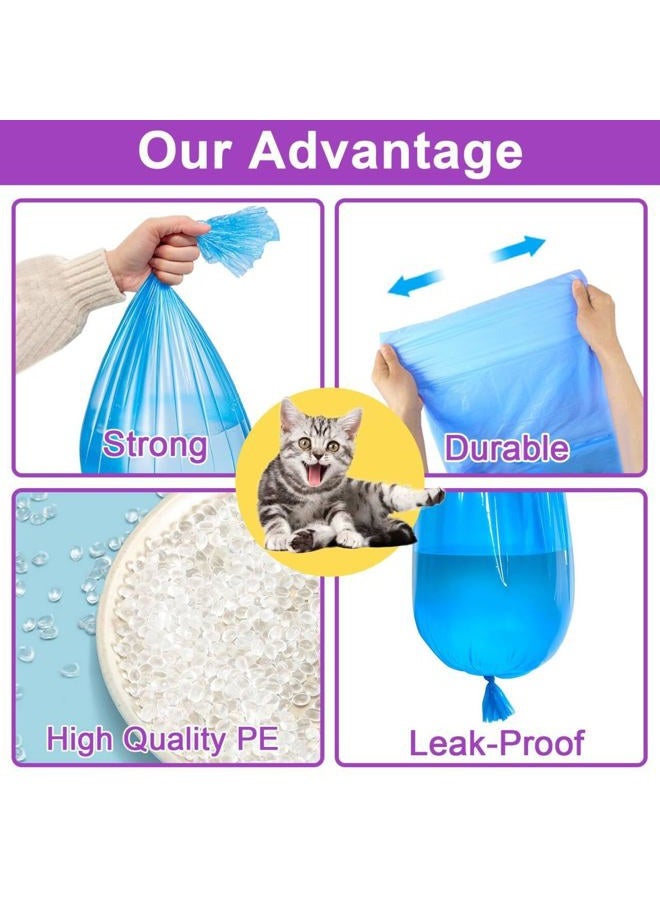 SOHBCLE Cat Litter Refill Bags| 4-Pack Cartridges Compatible with Genie Cat Litter Refills Standard,Plus and Style Pail | Superior Odor Control (NOT Compatible with XL) - Image 5