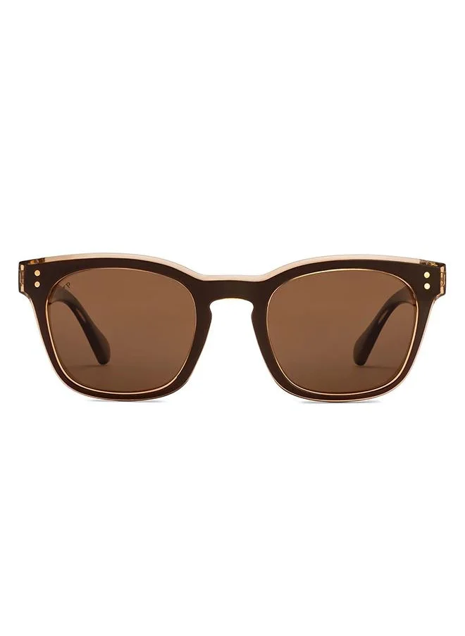 VINCENT CHASE Full Rim Square Classics Branded Latest And Stylish Sunglasses Polarized And 100% UV Protected Unisex Large VC S16745