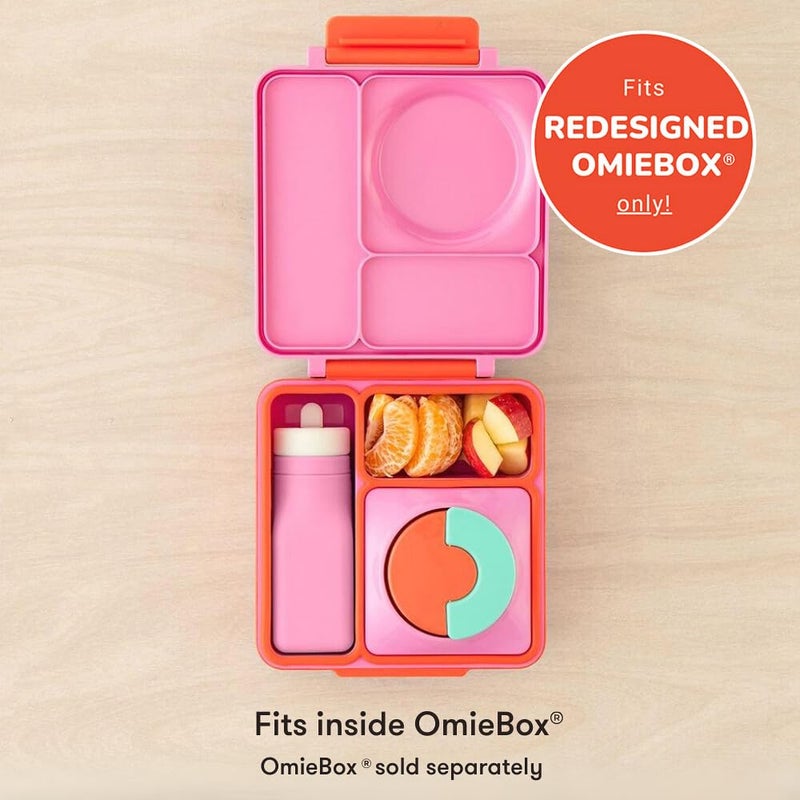 Omie OmieBox Reusable Silicone Water Bottle - 8.7 oz, Straw Top, BPA-Free & Phthalate-Free, Leak-Proof (Pink) (OmieBox Sold Separately) - Image 2