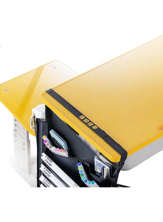 Deli Desk Book Holder, Dust-Proof Book Hanging Bag, Upgraded Cross-Storage Desk Hanging Bag, Book Bag, Student Book Storage Organizer, Black New Year'S Gift - Image 3