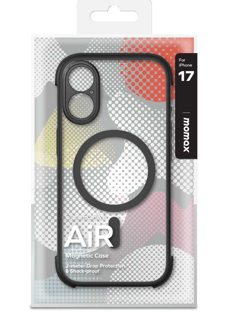Momax غطاء كاميرا تحكم مغناطيسي من CaseForm Air لجهاز iPhone 17 (2025) متوافق مع MagSafe - أسود - Image 4