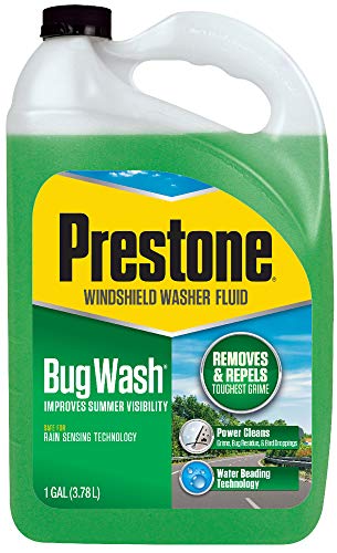 Prestone Bug Wash Windshield Washer Fluid, 1 Gallon - Image 1