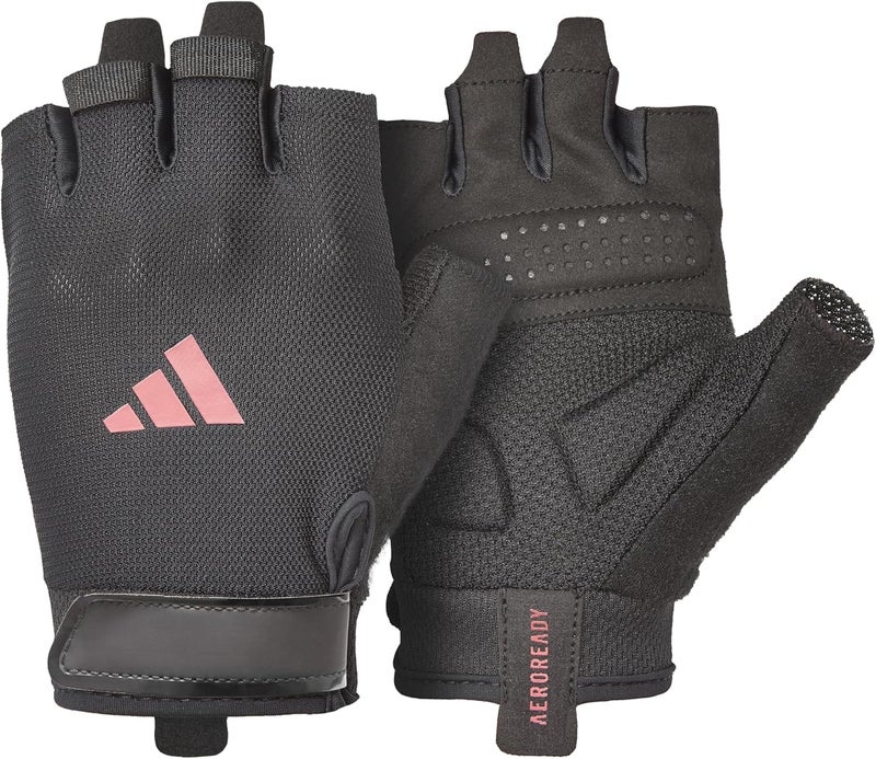 Adidas Essential Training Gloves Pink Lightweight Comfortable Grip for Fitness & Strength Training - Image 2
