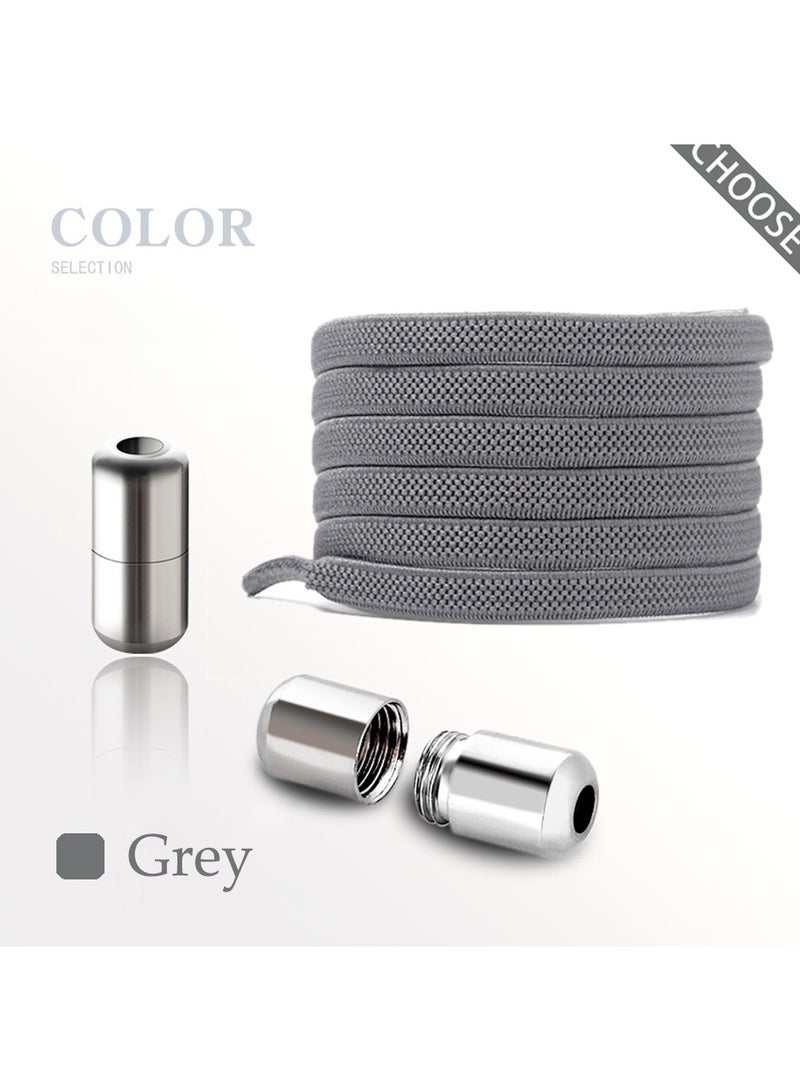 SYOSI 6 Pairs No Tie Elastic Laces with Quick Release, Elastic Shoelaces with Metal Clasps Buckles, Adjustable Lock Tieless Shoe Laces Replacement for Trainers Walking Hiking All Shoes for Kids Adults - Image 3