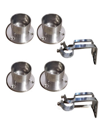 Set of 4 Round Curtain Rod Brackets Holders for 25mm Curtain Rod with 4 side supporters|Curtain Rod Support for Door and Window Curtain Brackets|Curtain Support Brackets|Curtain Rod Holder - pzsku/ZE6B722FB8B7F2D9B4E7BZ/45/_/1704704407/bda7c8a5-2222-4e79-b336-7b1e6720749c