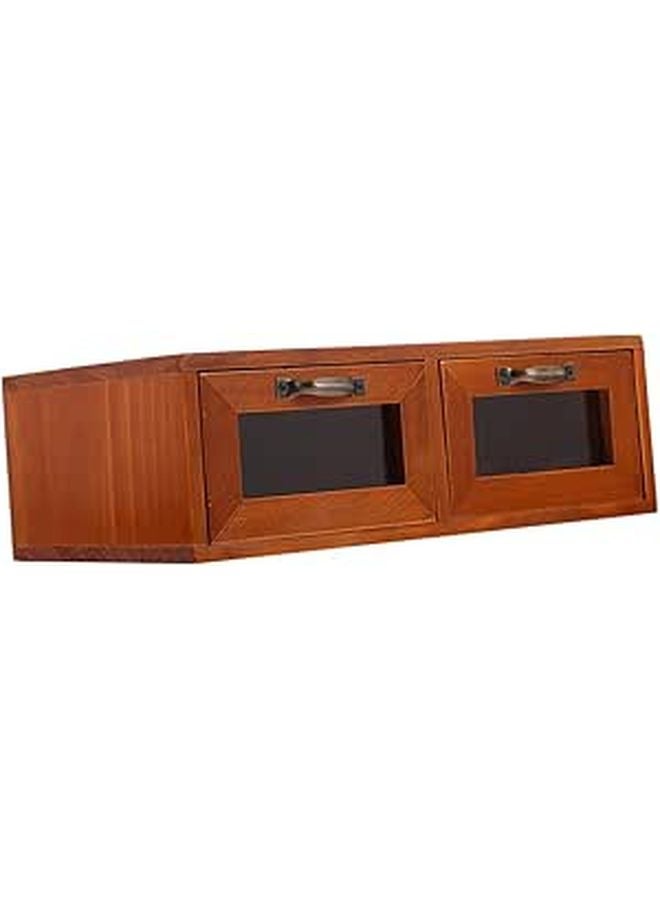 Elevated Monitor Stand with Storage Box Desk Organizer for Computer Screen Tablet - Image 1
