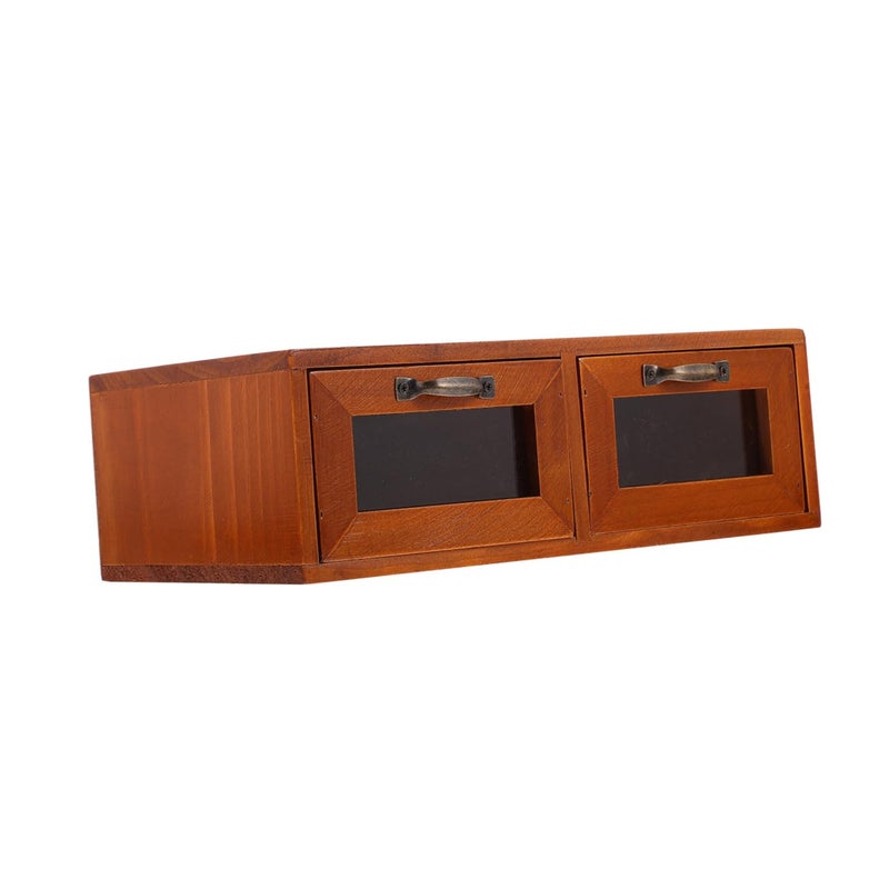 Elevated Monitor Stand with Storage Box Desk Organizer for Computer Screen Tablet - Image 2