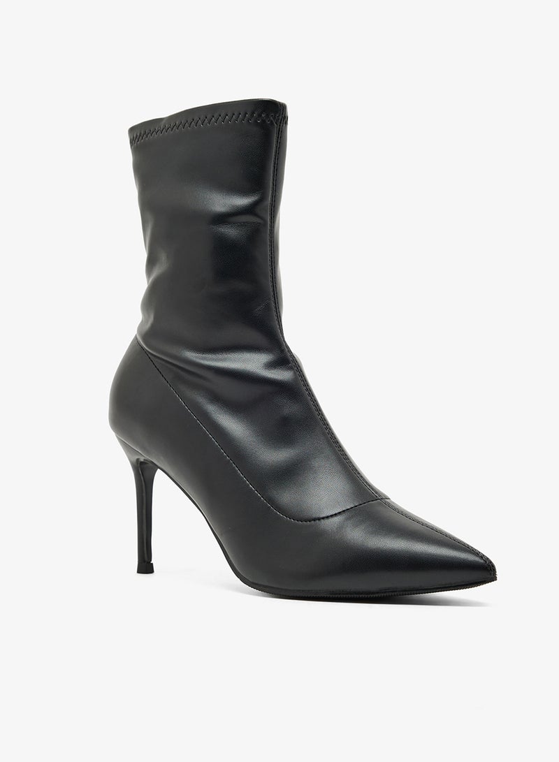 ايلا أحذية برقبة متوسطة بكعب خنجر مدبب - Image 2