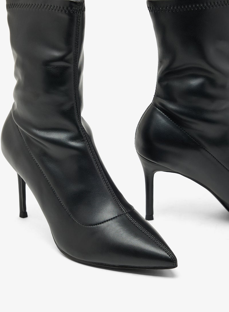 ايلا أحذية برقبة متوسطة بكعب خنجر مدبب - Image 4