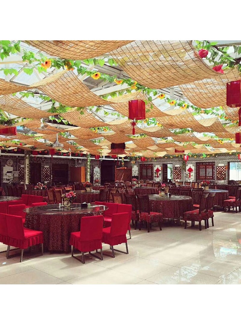 LINGWEI Natural Bamboo Blinds Hanging Sun Shade For Outdoor Indoor Bamboo Hanging Blinds Roman Window Shades Roll - Image 5