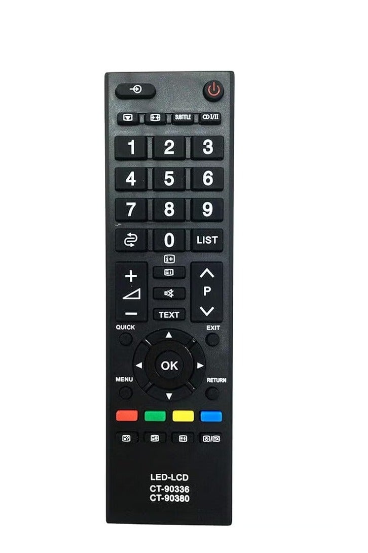 ELTRAZONE CT-90336 / CT-90380 Replacement Remote for Toshiba HDMI LED TVs – Compatible with 23PB200, 29PB200, 32PB200, 40PB200, 29PB202, 32PU200, 40PU200 Series & More | Easy Setup | Long Range – Black - Image 4