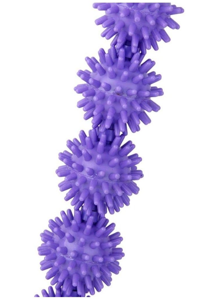 Fitness Massage Roller Balls Stick, Relieve Muscles Pains Point Therapy Massage Balls, Yoga Massager, Ergonomic Padded Grip With 5 Spiky