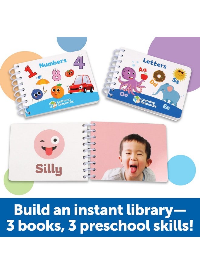 Learning Resources Learning Resources Skill Builders! Preschool Flipbooks -3 Pieces, Ages 3+, Preschool Learning Activities, ABC and Numbers for Toddlers, Activity Book  - Image 2