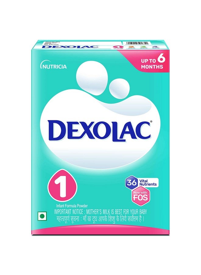Dexolac Infant Formula Milk Powder For Babies - Stage 1 (Upto 6 Months) - With Fos And 36 Vital Nutrients - 400G - Bib Pack - Image 1