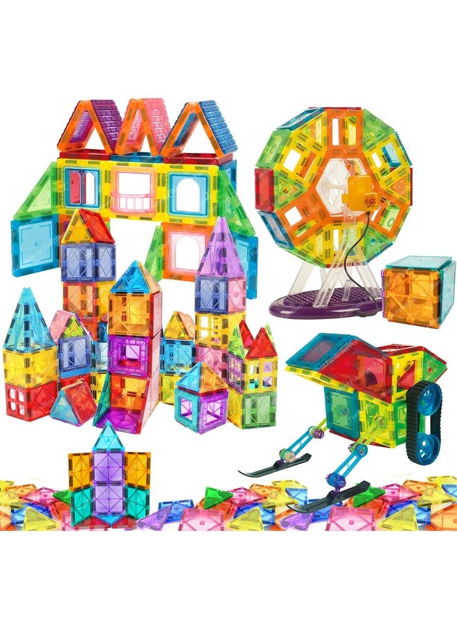 FunBlast Magnetic Blocks for Kids - Mag Magic Magnetic Building Blocks for Kids Puzzle for Kids Learning Toy Playset (Multicolor;130 Pcs) - Image 1
