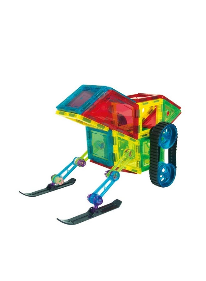 FunBlast Magnetic Blocks for Kids - Mag Magic Magnetic Building Blocks for Kids Puzzle for Kids Learning Toy Playset (Multicolor;130 Pcs) - Image 5