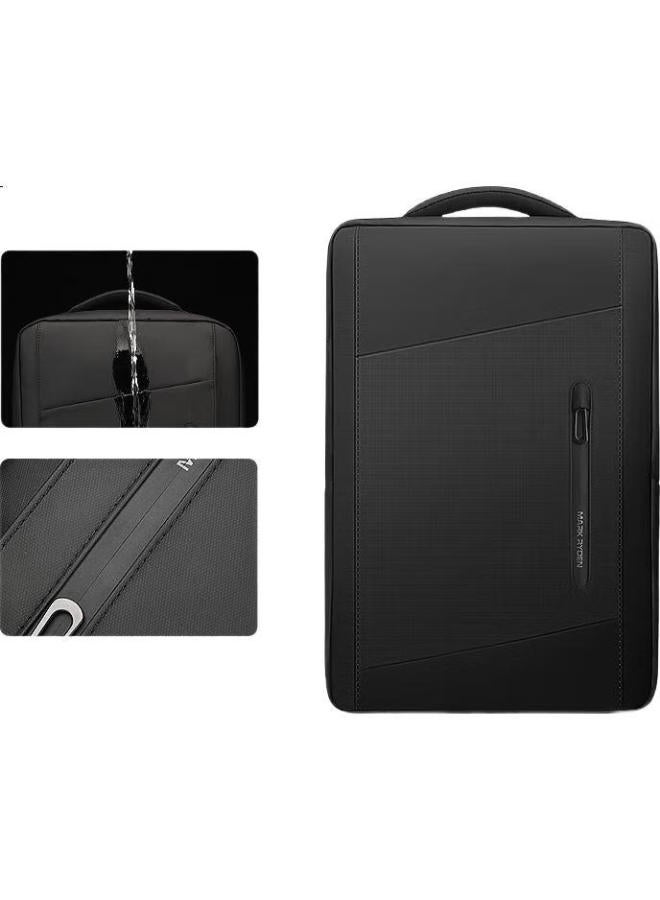MARK RYDEN Marco Leiden Backpack For Men, Laptop Bag, Large Capacity, Business Travel Commute, 15.6-Inch Schoolbag, Mr9299, Elegant Black - Image 3